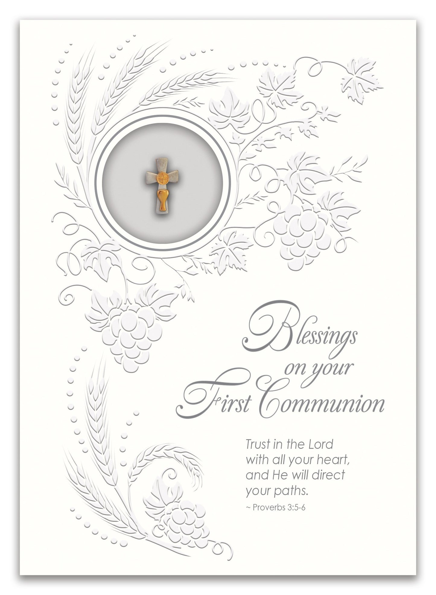 Greeting Card-Money Holder W/ Pin-First Communion