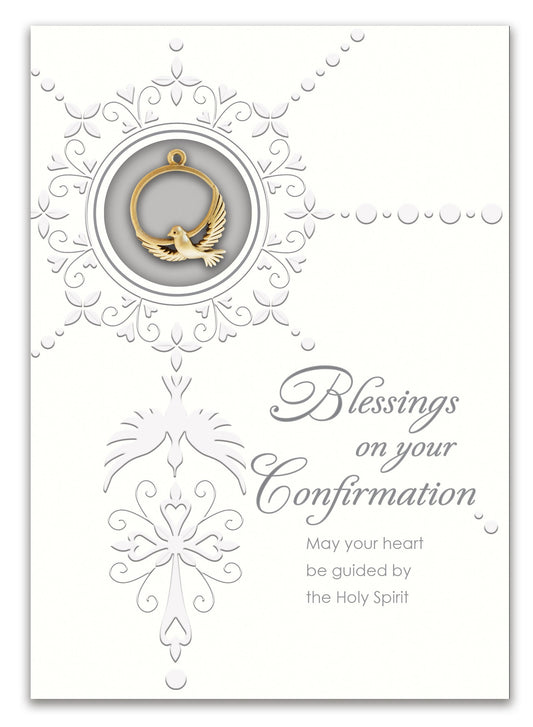 Greeting Card-Money Holder W/Charm-Confirmation