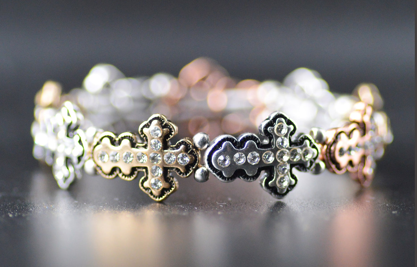 Bracelet-Eden Merry-Western Crosses