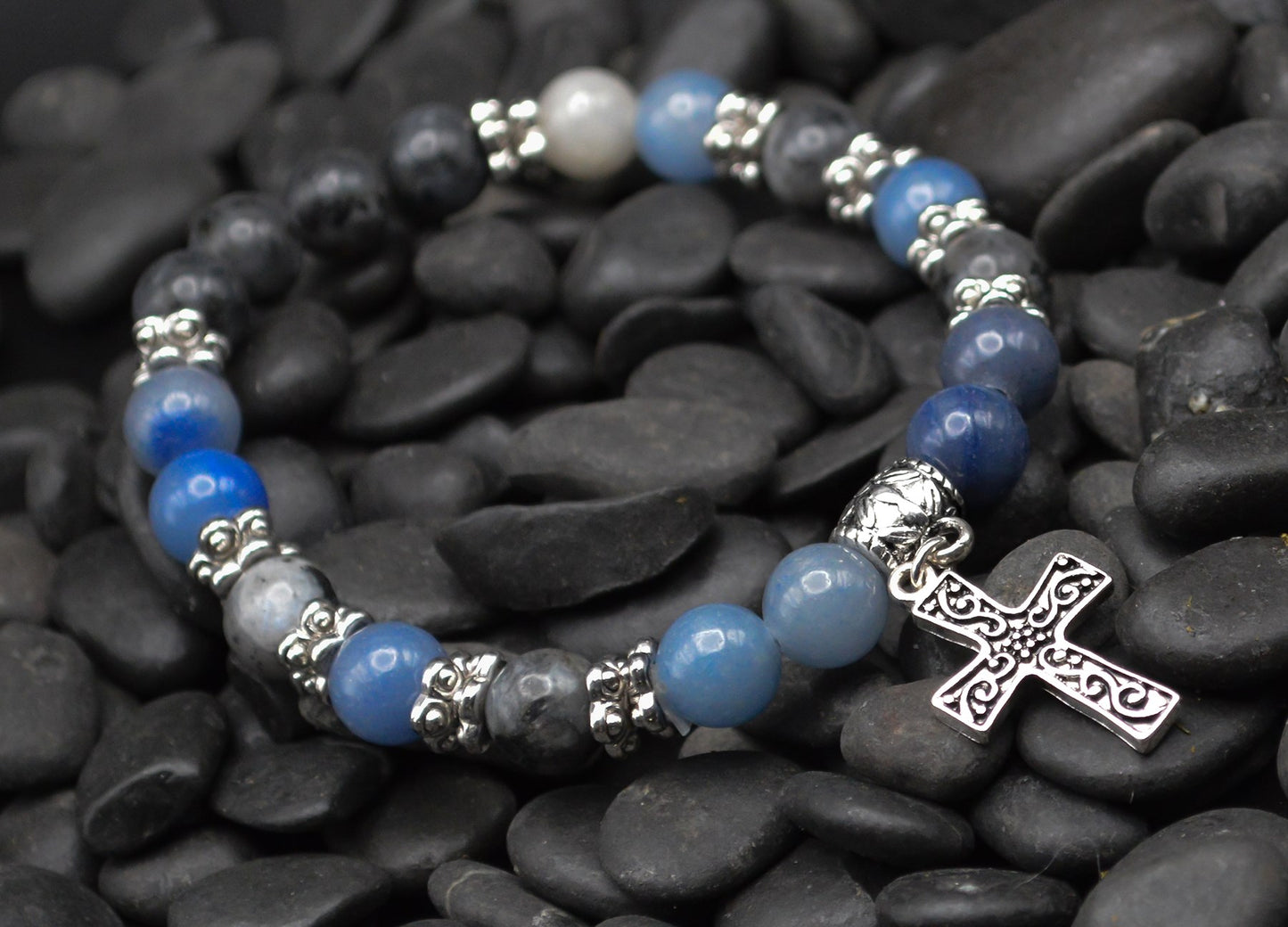 Bracelet-Eden Merry-Beaded-Cross