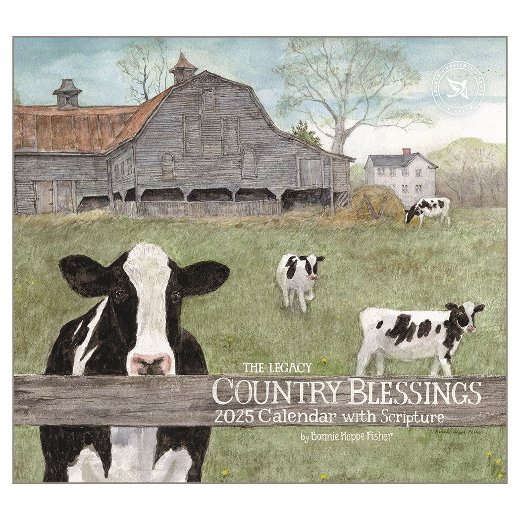 2025 Wall Calendar-Country Blessings (13.66" x 12")