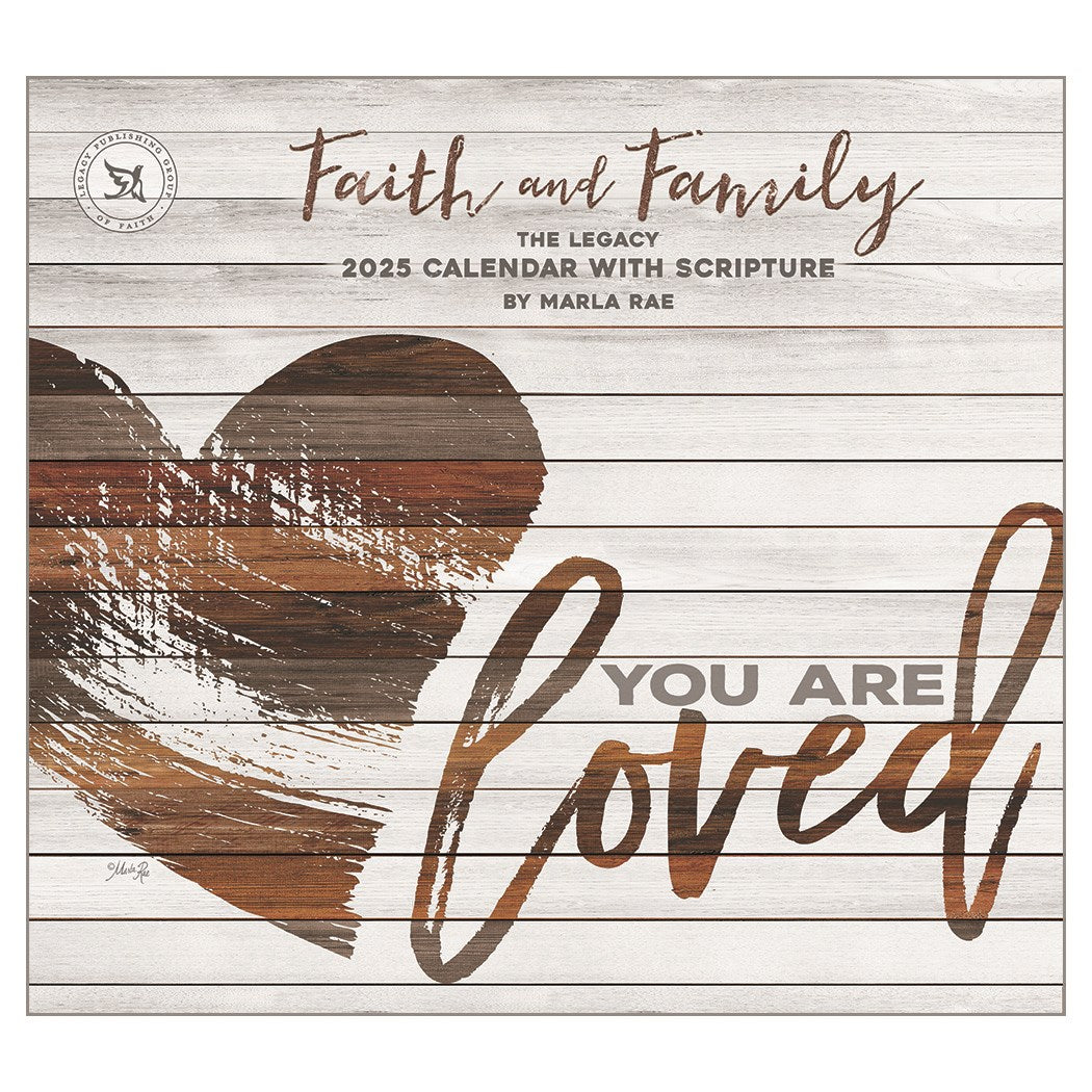 2025 Wall Calendar-Faith And Family (13.66" x 12")