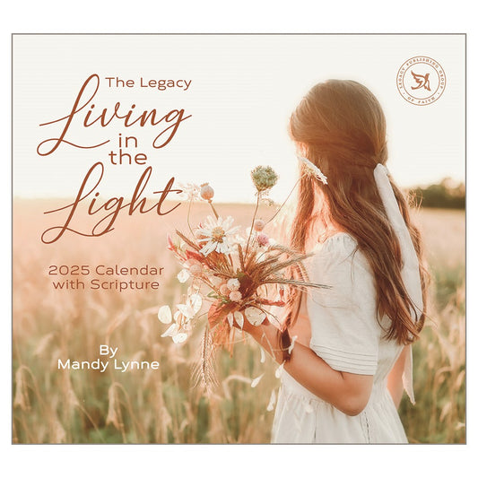 2025 Wall Calendar-Living In The Light (13.66" x 12")