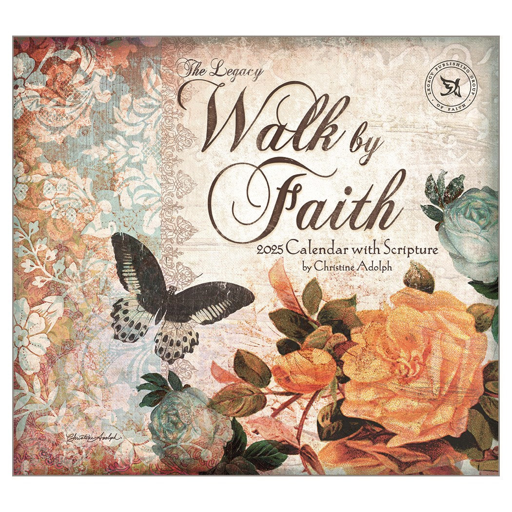 2025 Wall Calendar-Walk By Faith (13.66" x 12")