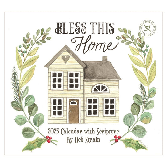 2025 Wall Calendar-Bless This Home (13.66" x 12")