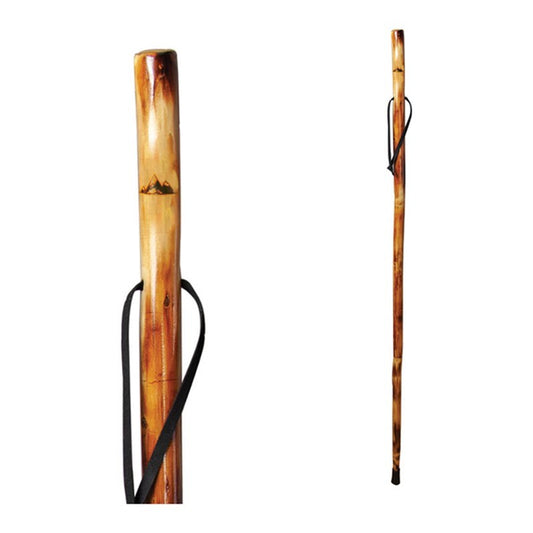 Walking Stick w/Compass & Pouch-Mountain Range (48")