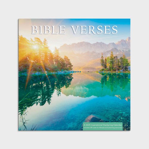 2025 Wall Calendar-Bible Verses (Blue)