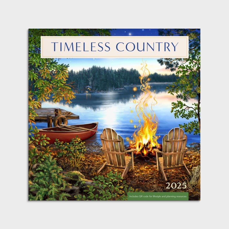 2025 Wall Calendar-Timeless Country