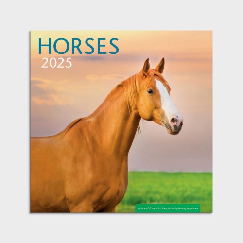 2025 Wall Calendar-Horses Chestnut