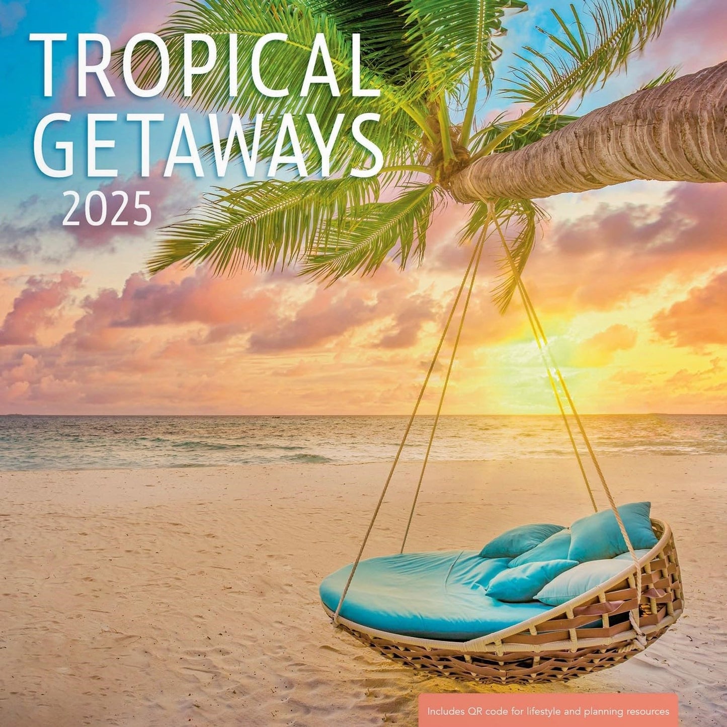 2025 Wall Calendar-Tropical Getaways