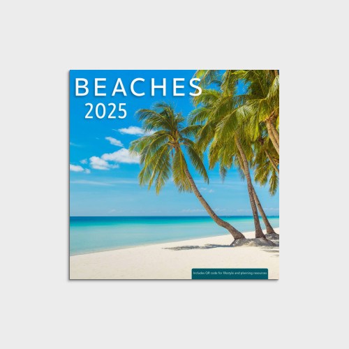 2025 Mini Wall Calendar-Beaches