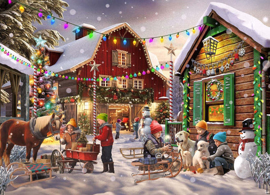 Jigsaw Puzzle-Christmas Corner (1000 Pieces)