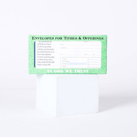 Offering Envelopes-Treasure (Pack Of 100)