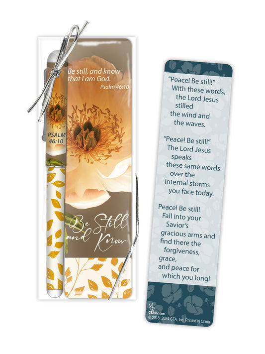 Pen & Bookmark Set-Be Still And Know