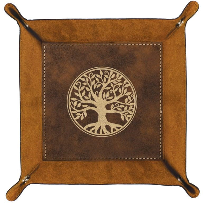 Catchall Tray-Tree Of Life (6.5" Sq)