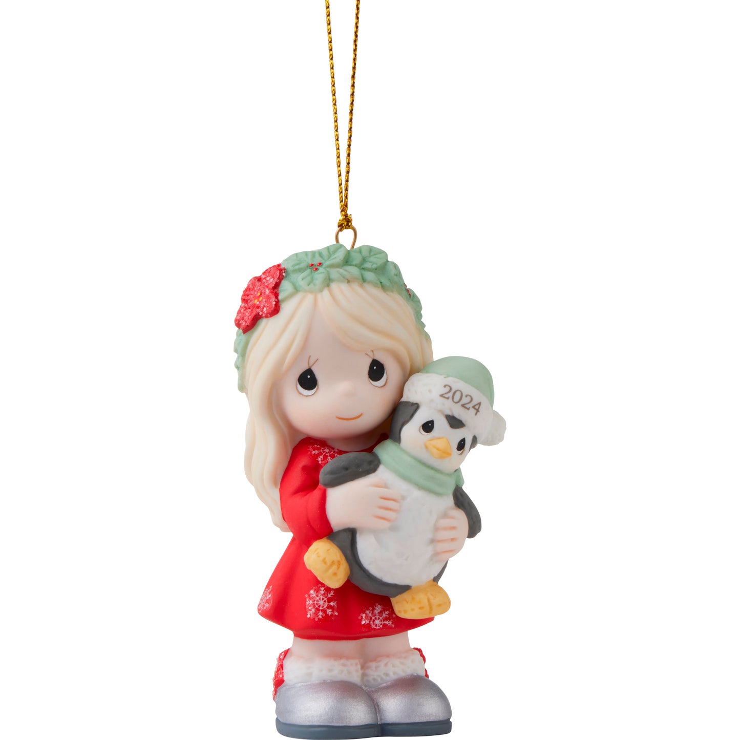 Ornament-Have Yourself A Merry Little Christmas Girl (3.5"H)