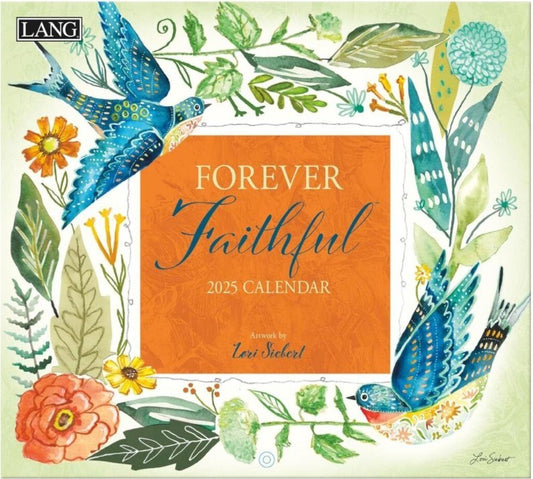 2025-Wall Calendar-Forever Faithful (13.375" x 12")