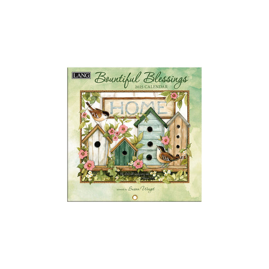 2025-Mini Wall Calendar-Bountiful Blessings (7" x 7")