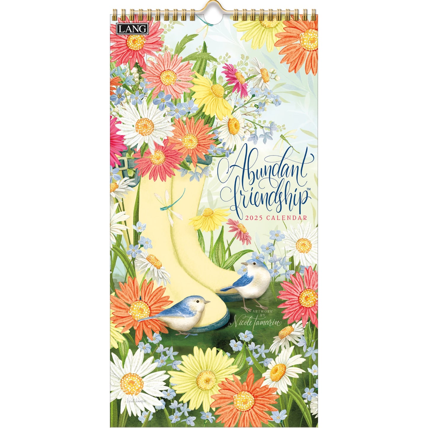 2025-Wall Calendar-Abundant Friendship (8" x 15.75")