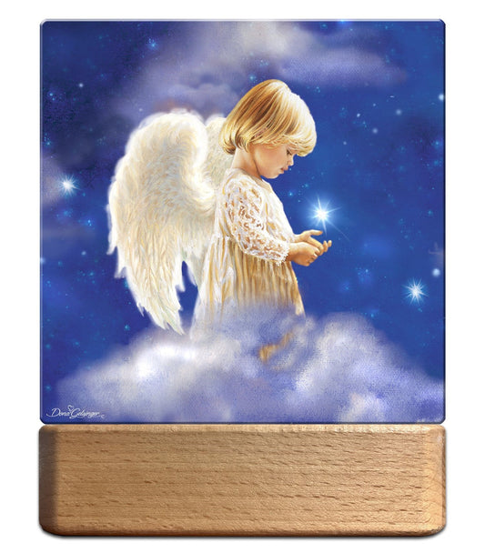 Night Light/Plaque-LED-Angel Star (7"H)