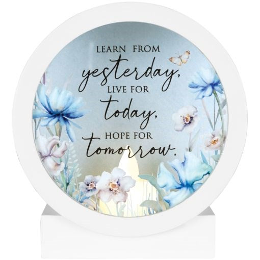 Shadowbox-Learn From Yesterday-LED Tabletop (5.75" x 5.75" x 3")