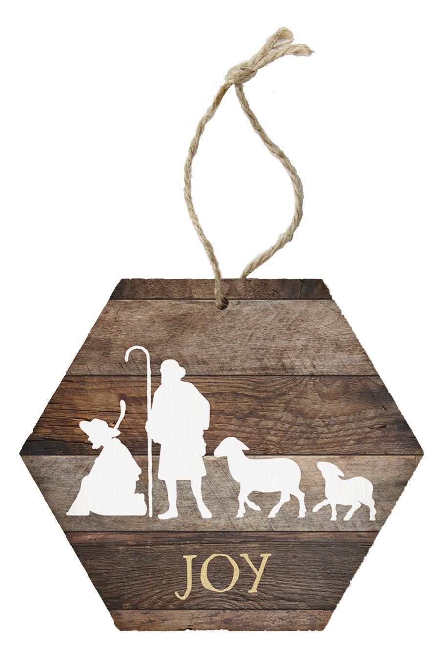 Ornament-Honeycomb-Shepherds Joy (6.875 x 4.5)