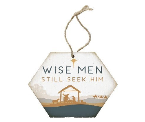 Ornament-Honeycomb-Wise Men (6.875 x 4.5)