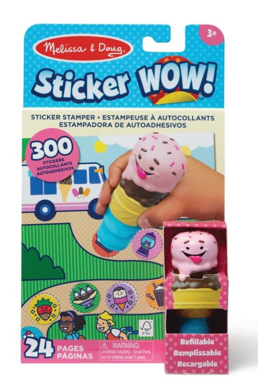 Sticker Wow! Ice Cream w/Book & Stickers (Ages 3+)