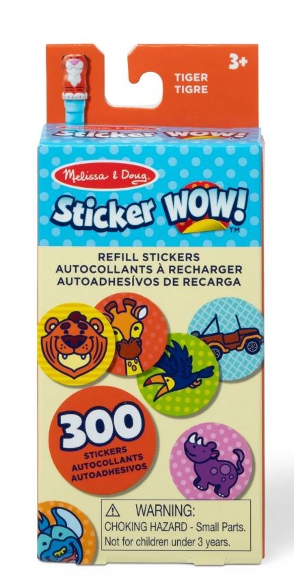 Sticker Wow! Refill Stickers-Tiger (300+ Stickers)