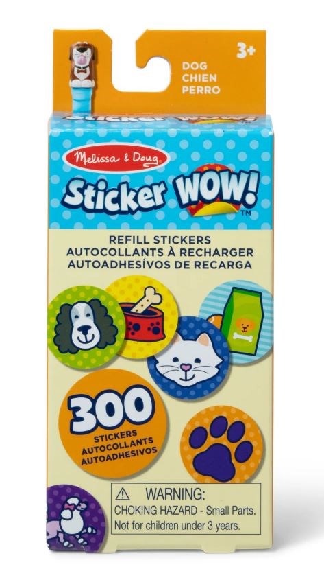 Sticker Wow! Refill Stickers-Dog (300+ Stickers)