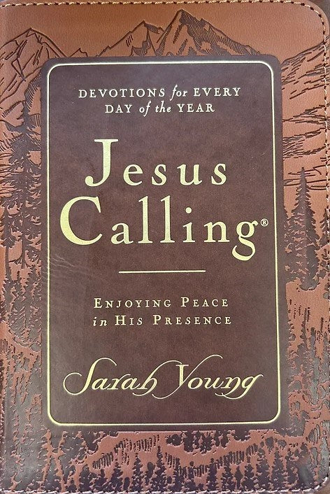 Jesus Calling (CBA Indies Exclusive)-Brown LeatherSoft