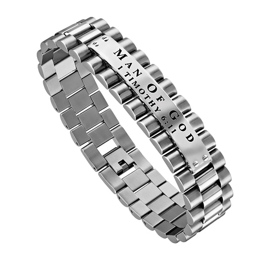 Bracelet-Luxury-Man Of God (Mens) (8")