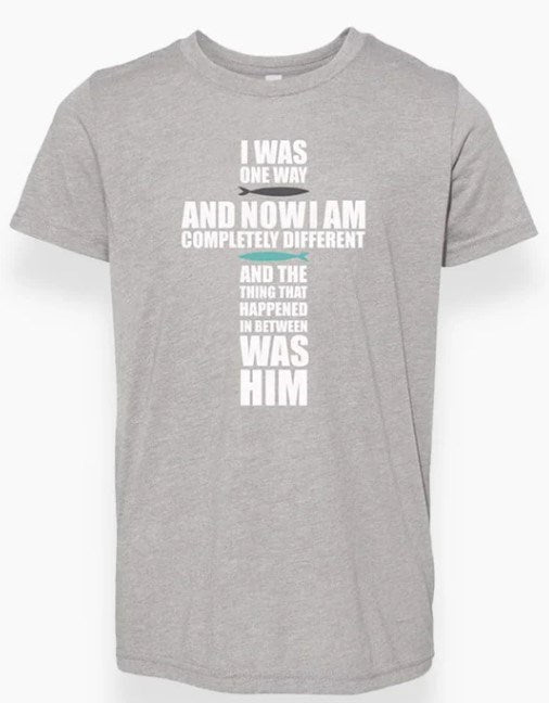 Tee Shirt-I Was One Way-The Chosen-Heather Grey-Small