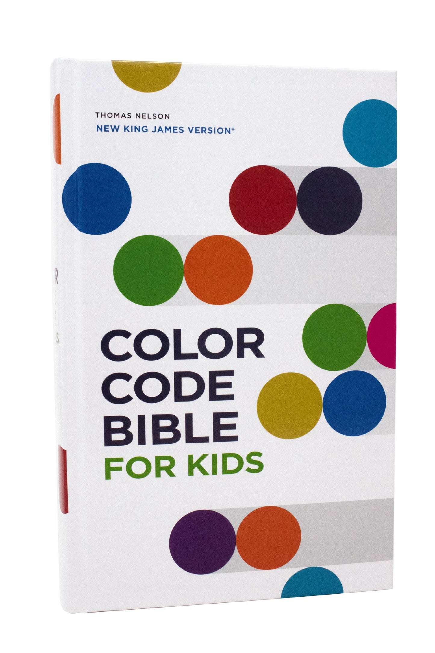 NKJV Color Code Bible For Kids (Comfort Print)-Hardcover