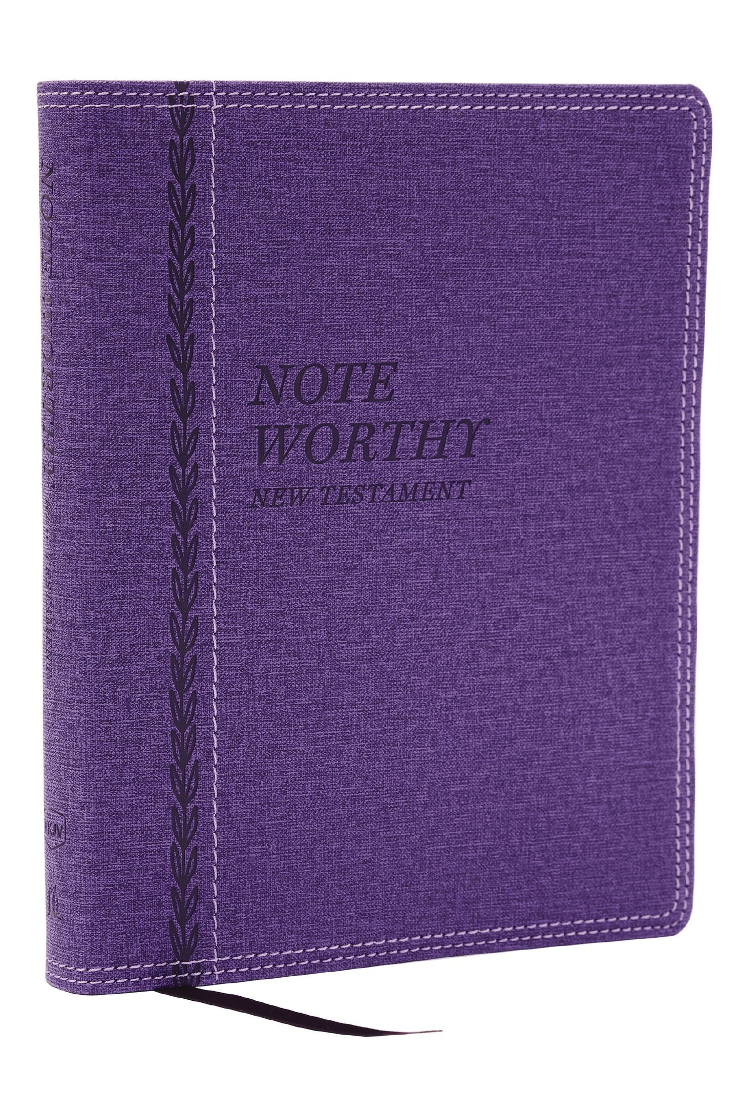 NKJV NoteWorthy New Testament (Comfort Print)-Purple Leathersoft