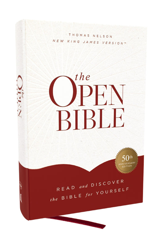 NKJV The Open Bible (Comfort Print)-Hardcover