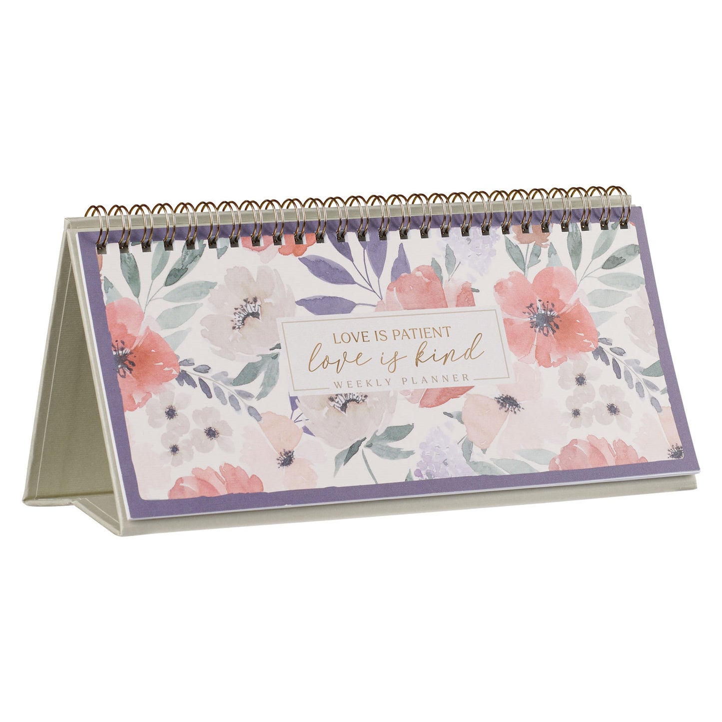 Undated Weekly Planner-Weekly Planner Love Is Patient Love Is Kind