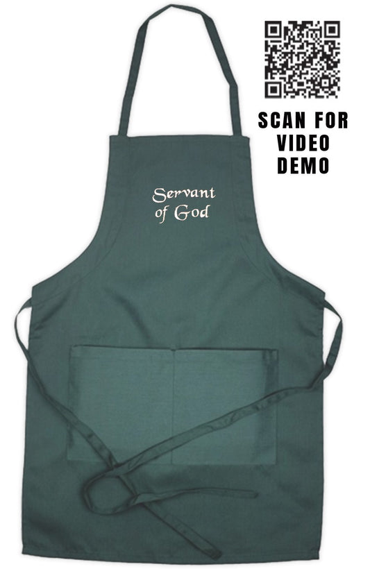 Adjustable Apron Forest Green