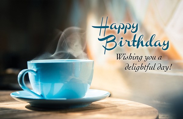 Postcard-Happy Birthday/Wishing Your A Delightful Day! (Psalm 37:4) (Pack Of 25)