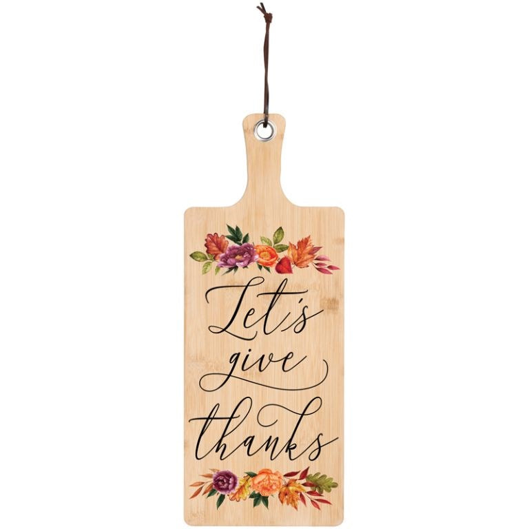 Serving Board-Give Thanks (19 1/4" x 7 1/2") (Pack Of 2)