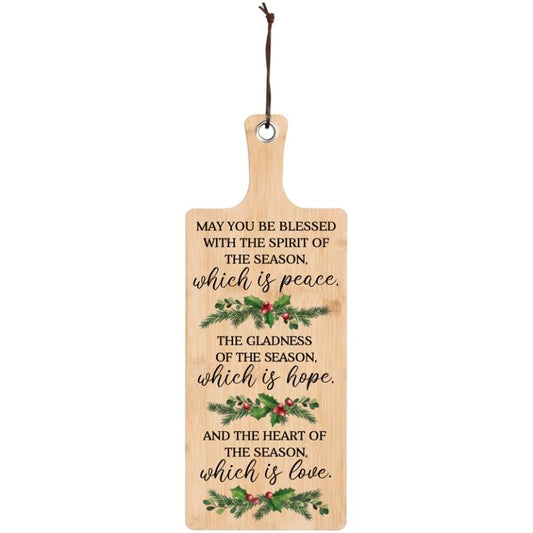 Serving Board-Christmas Blessing (19 1/4" x 7 1/2") (Pack Of 2)