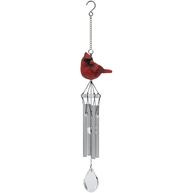 Wind Chime-Mini Songbird-Cardinal (11") (Pack Of 4)