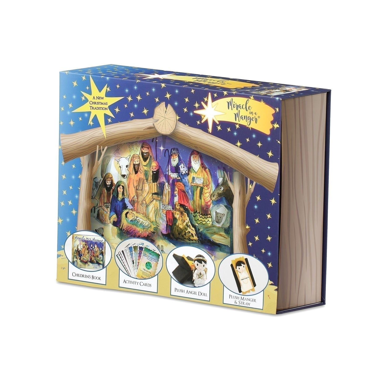 Plush Set-Miracle In A Manger w/Book