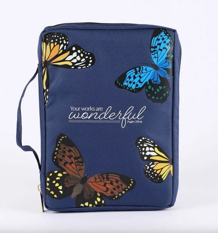 Bible Cover-Butterflies/Wonderful-Medium