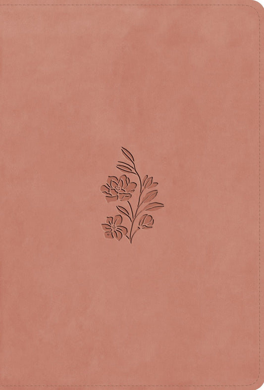 ESV Women's Study Bible-Blush Rose  Floral Bloom Design TruTone