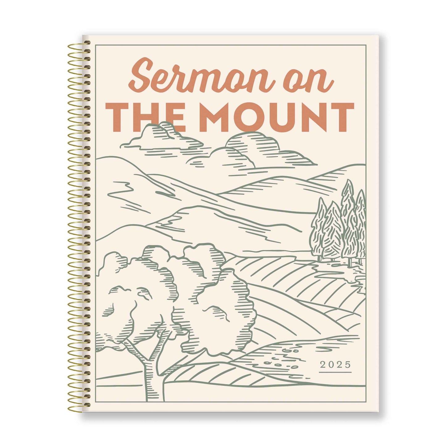 Sermon on the Mount  Landscape Edition - 2025 17-Month Bible Memory Planner