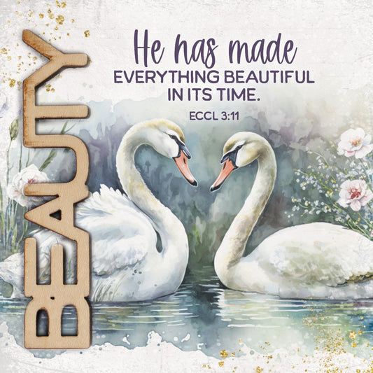 Magnet-Crafted Remindables-Beauty-He Has Made (3.5" SQ)