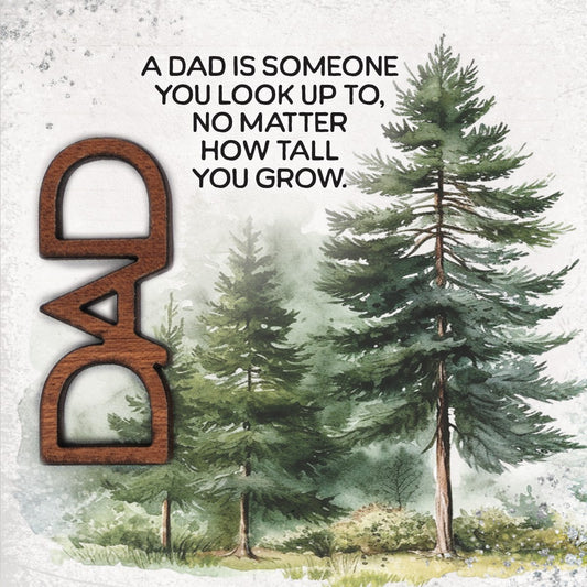 Magnet-Crafted Remindables-Dad-Is Someone (3.5" SQ)