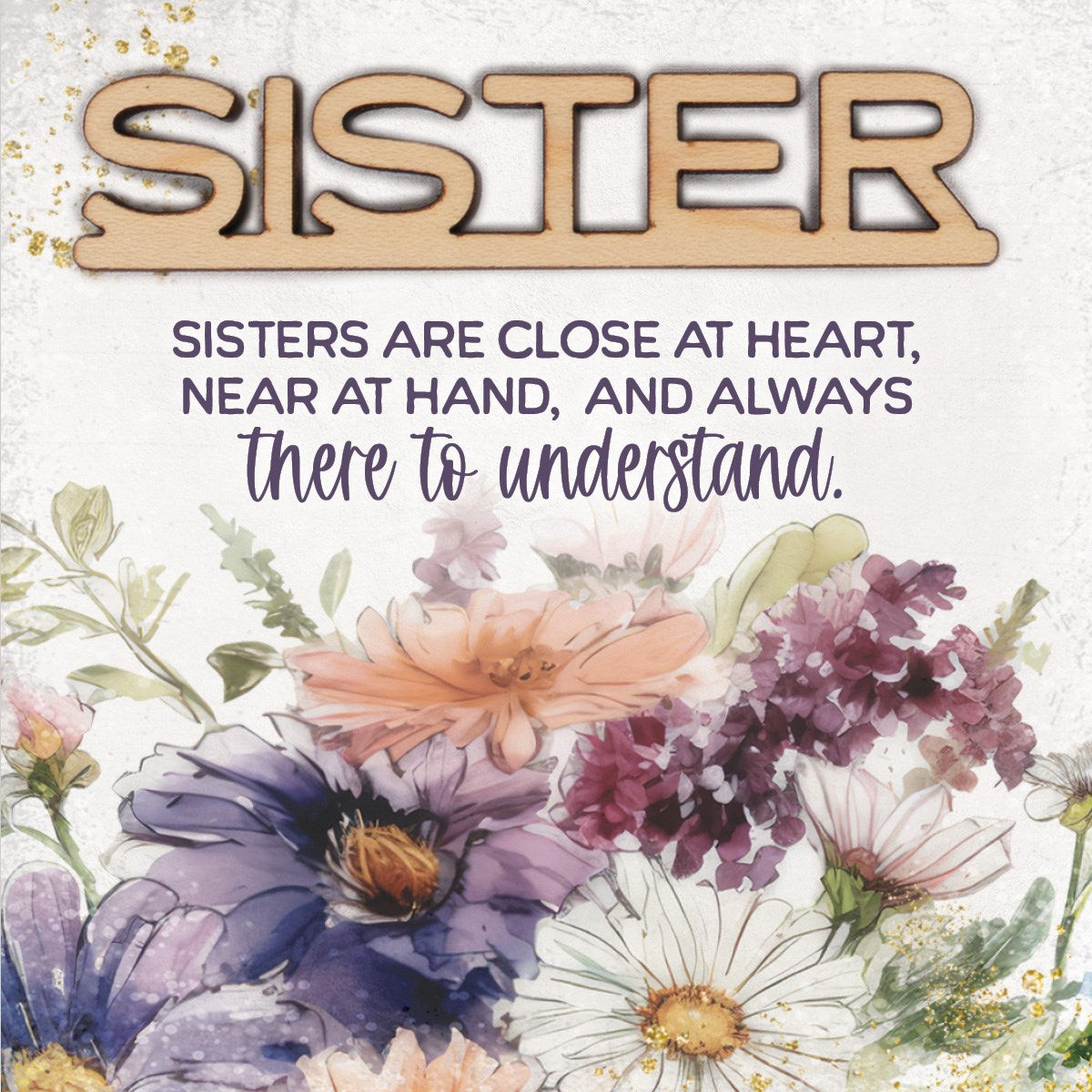 Magnet-Crafted Remindables-Sister-Sisters Are (3.5" SQ)