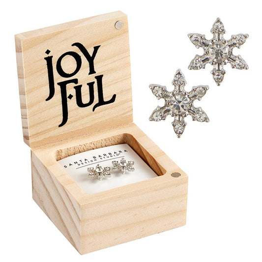 Earrings-Joyful/Star Studs In Box